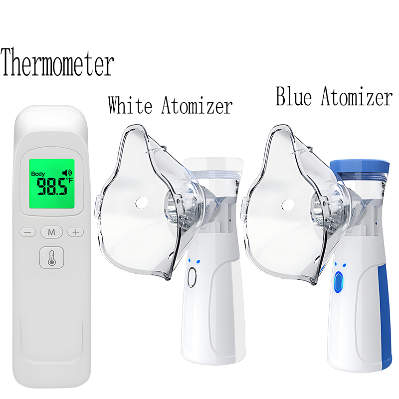 Nebulizer Machine - Digital Infrared LCD Forehead Medical Thermometer